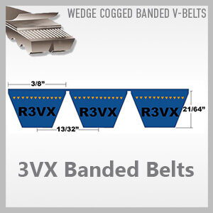 3VX Banded Belts