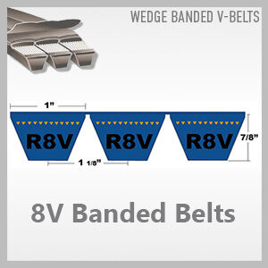 8V Banded Belts
